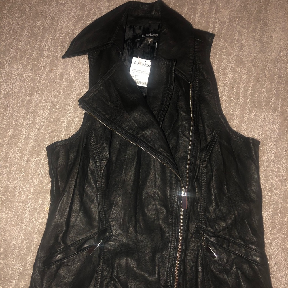 Bebe Black Vest